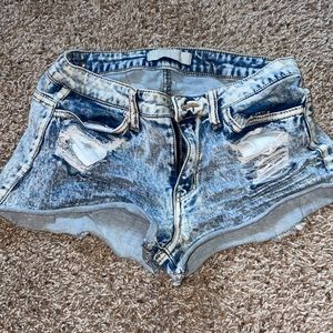 crave fame, stretchy short shorts, size 3